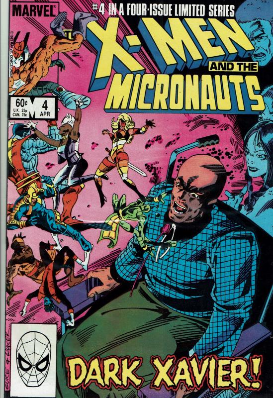 X-Men & Micronauts #1-4, 9.0 or Better