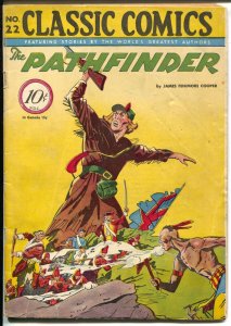 Classic #22 1944-Gilberton-Pathfinder-HRN 22-James Fenimore Cooper-VG/FN