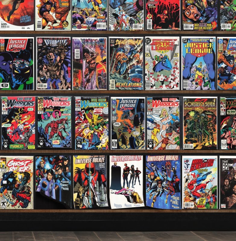 Huge Lot 140+ Comics with The New Warriors, X-Force & More!