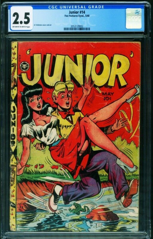 Junior #14 CGC 2.5 1948- Al Feldstein Good Girl Art 2053120002 