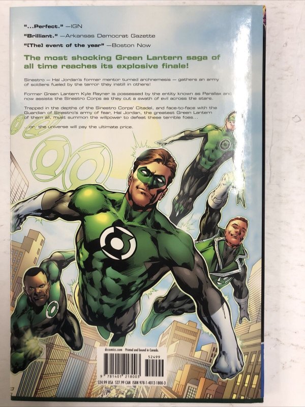 Green Lantern: The Sinestro Corps War Vol.2 By Geoff Johns (2008) HC DC Comics