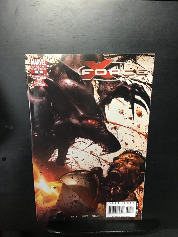 X-Force #3 Bloody Variant (2008) nm