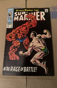 Sub-Mariner #8 (1968)Vs ff4 Thing classic key