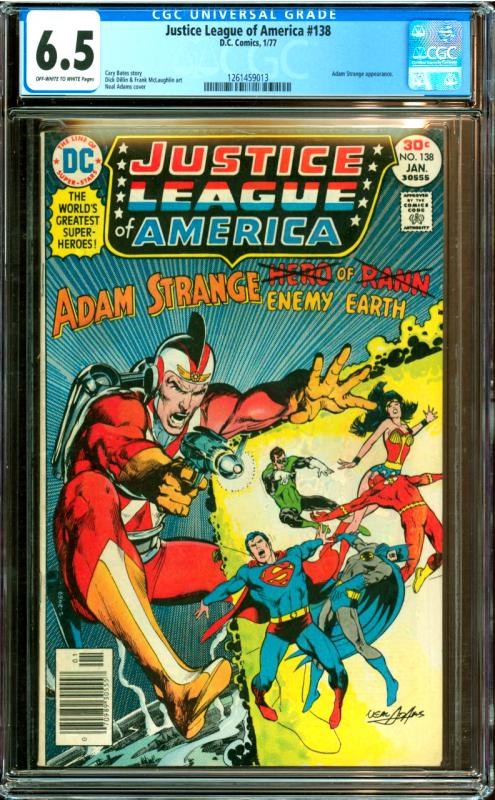 Justice League of America #138 CGC Graded 6.5