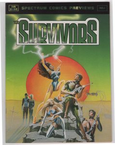 Spectrum Comics! Spectrum Comics Previews: The Survivors #1! Great Looking Book