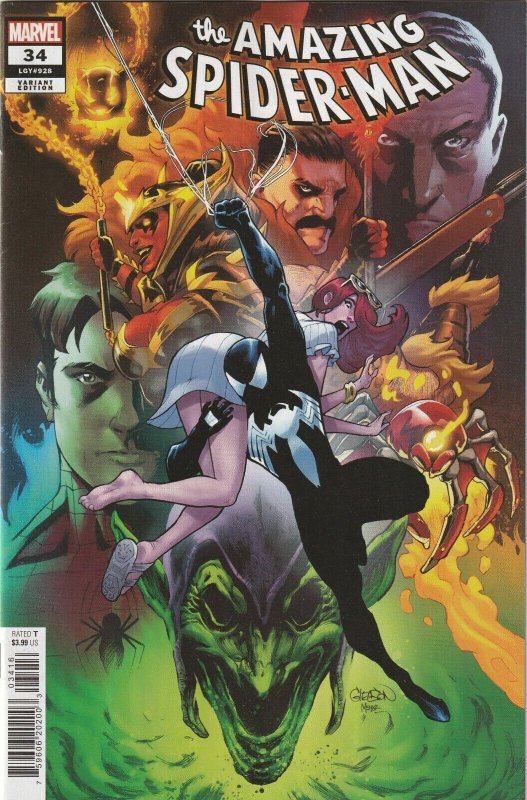 Amazing Spider-Man Vol 6 # 34 Gleason 1:25 Variant Cover NM Marvel [F7]