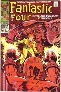 Fantastic Four #81 (Dec-67) VF- High-Grade Fantastic Four, Mr. Fantastic (Ree...