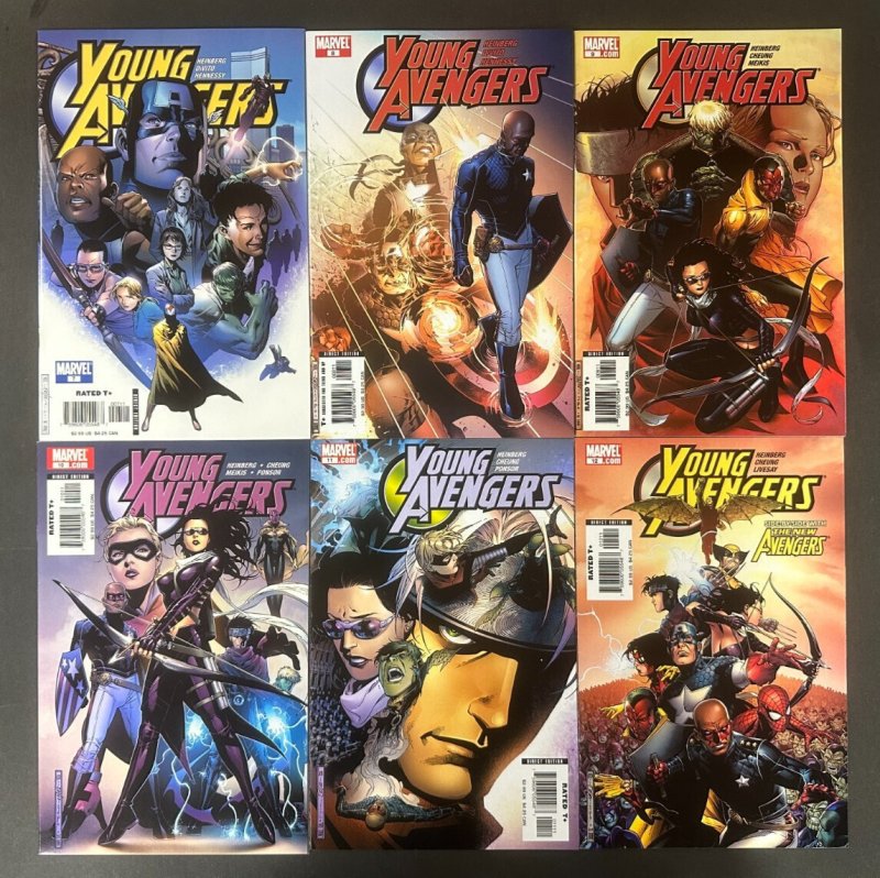 Young Avengers (2005) #1-12 Complete VF/NM Set Marvel