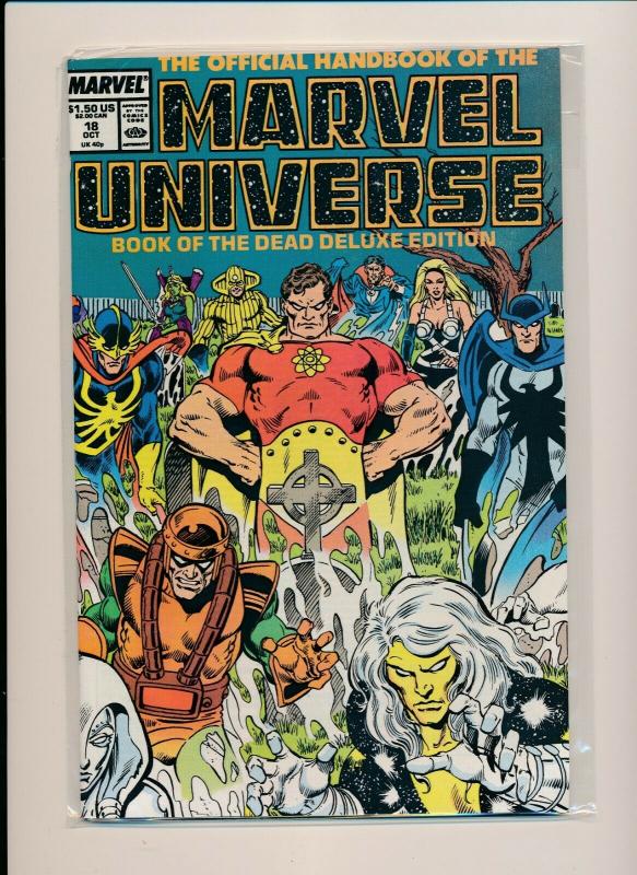 Lot of 8-MARVEL UNIVERSE BOOK OF DEAD I&II, Weapons, & MORE!! #13-20 VF(PF748) 