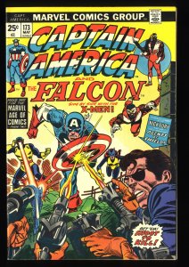 Captain America #173 VF- 7.5 X-Men!