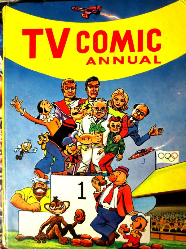 TV COMIC ANNUAL - Set of 11 British Annuals from 1965 to 1979 all F or better