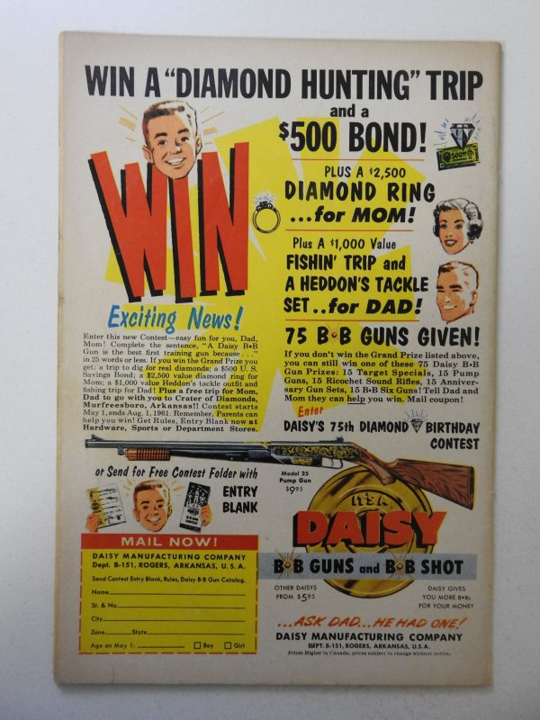 World's Finest Comics #119 VG+ Condition centerfold detached at one staple