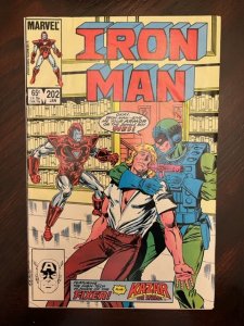 Iron Man #202 Direct Edition (1986)