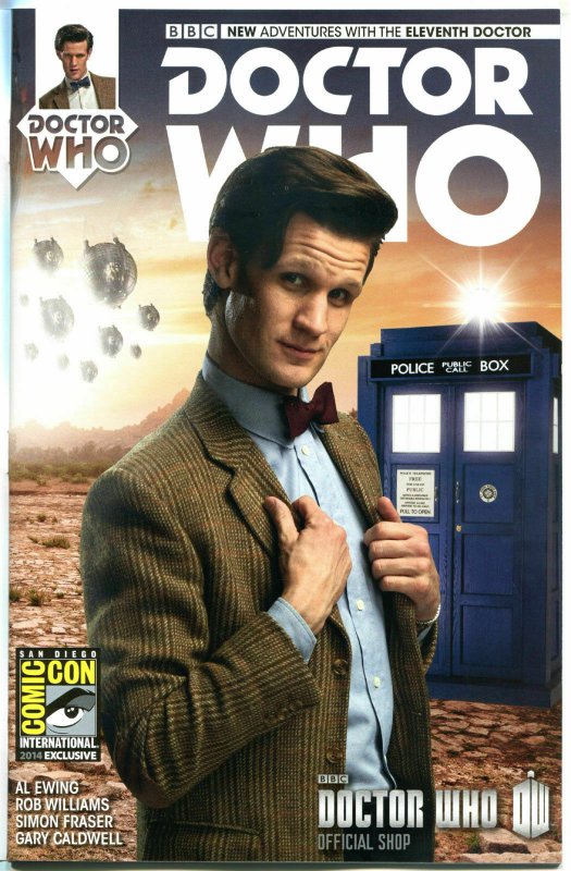 DOCTOR WHO #1, NM, 11th, Tardis, SDCC, 2014, Titan, Sketch cv, more DW in store