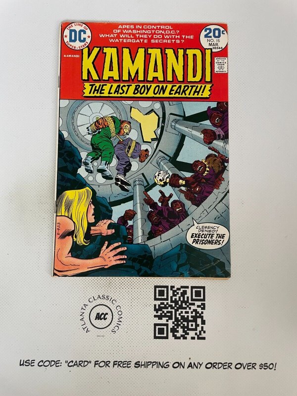 Kamandi # 15 VF-NM DC Comic Book Bronze Age Jack Kirby Series Art 18 SM12