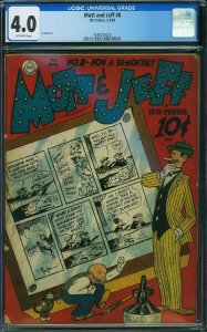 Mutt & Jeff #8 (1943) CGC 4.0