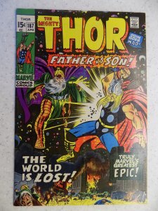 THE MIGHTY THOR # 187 MARVEL GODS JOURNEY ACTION ADVENTURE