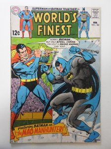 World's Finest Comics #182 (1969) VG- Condition moisture stain