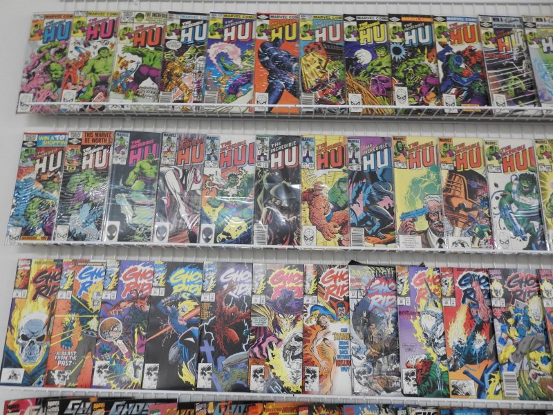 Huge Lot 190+ Comics W/Incredible Hulk, Ghost Rider, Storm+ Avg Fine+ Condition!