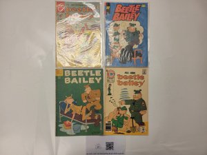 4 Beetle Bailey Dell Charlton Whitman Comic Books #5 86 116 127 100 TJ26