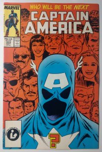 Captain America #333 (7.0, 1987) 1st app of John Walker