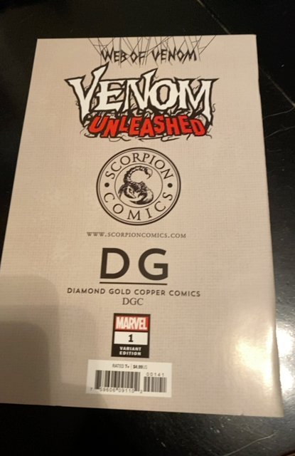 Web of Venom: Venom Unleashed 1 (Crain Virgin variant) --(NM/MT condition)--2019