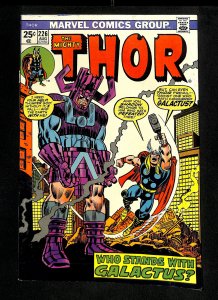 Thor #226 Galactus 2nd Firelord!