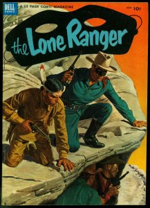 THE LONE RANGER #59-1953-DELL-TONTO-SILVER-SILVER BULLET-vf 