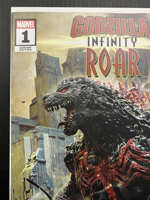 Godzilla Infinity Roar #1 1:25 Bjorn Barends Var NM 2026 Marvel IN-HAND PROSHIPS