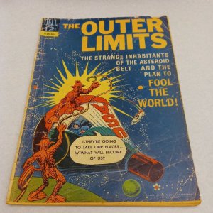 The Outer Limits #7 Dell Silver age comic Gd 1965 silver age NASA Apollo capsule
