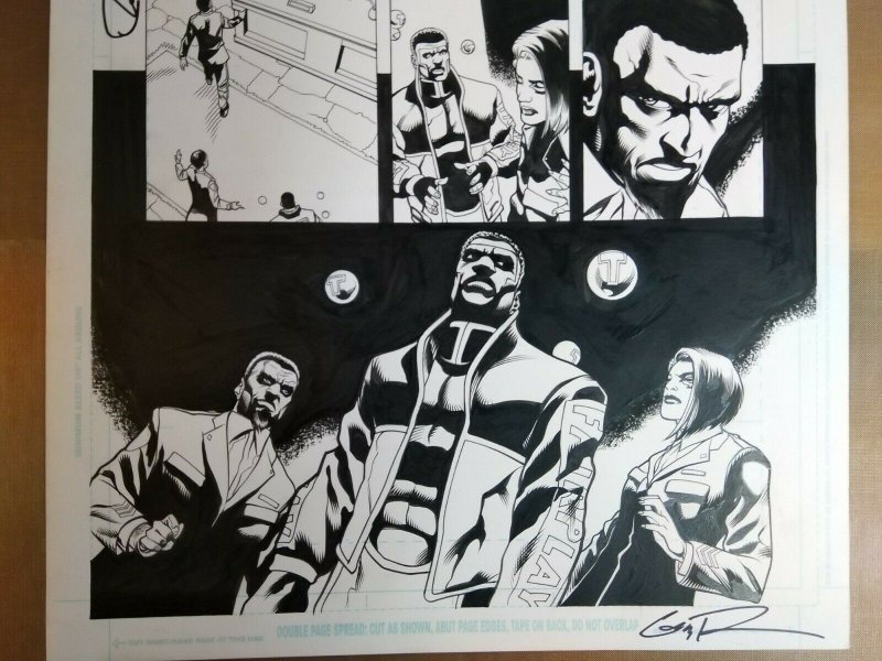 Original Art: Steve Scott & Nathan Massengill -  Checkmate #11 pg 13 (2007)