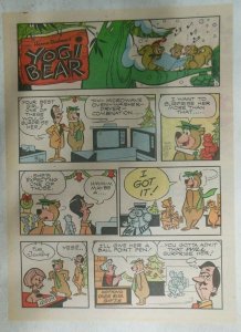 (20) Yogi Bear Sunday Pages by Hanna-Barbera from1979 Tabloid Page Size !