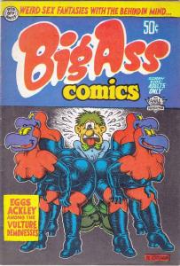 Big Ass Comics #1 FN (7th) print - robert crumb - underground comic - rip off