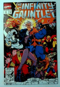 Infinity Gauntlet #6 Marvel 1991 VF+ Key Infinity Gauntlet Story Comic Book