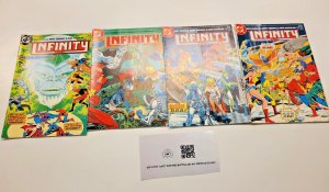 4 DC Comic Books Infinity Inc #2 3 4 5 66 TJ2