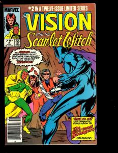 Lot of 12 Vision and Scarlet Witch Marvel Comics #1 2 3 4 5 6 7 8 9 10 11 12 DS2