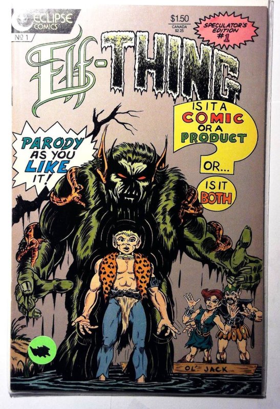 Elf-Thing #1 (1987) Eclipse Comics 1st Print Comic Book
