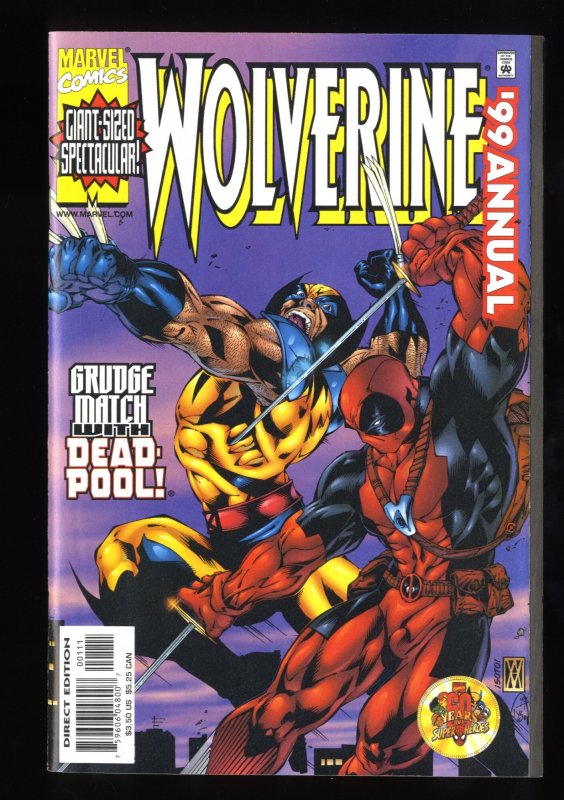 Wolverine Annual #1999 NM 9.4 Vs. Deadpool!