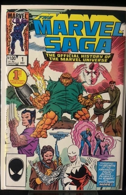 The Marvel Saga The Official History of the Marvel Universe #1 (1985)