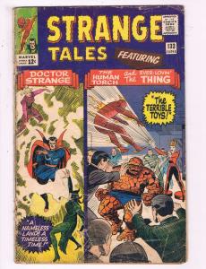 Strange Tales # 133 VG Marvel Silver Age Comic Book Dr. Strange Human Torch BN4