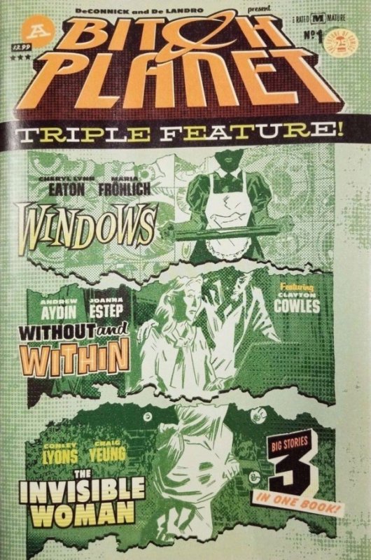 BITCH PLANET: TRIPLE FEATURE #01 (2017) VALENTINE DE LANDRO | JJC EXCLUSIVE