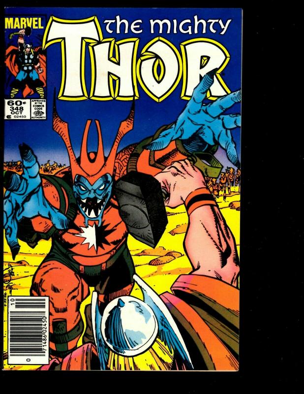 10 Thor Marvel Comics # 340 341 342 343 345 346 347 348 349 350 Spider-Man DS3