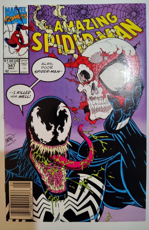 The Amazing Spider-Man #347 (1991) Newstand!