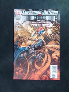 Superman and Batman  vs. Vampires and  Werewolves #2  DC Comics 2008 NM