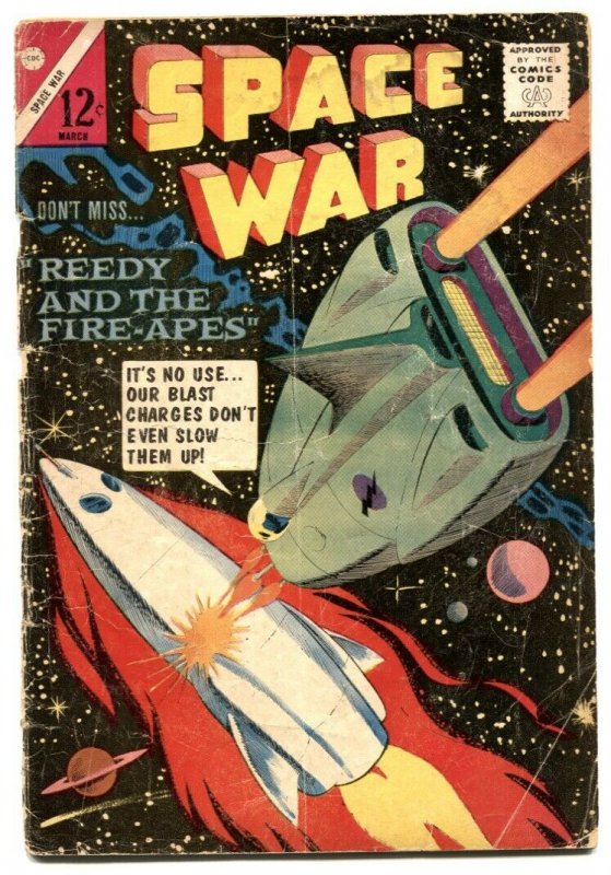 Space War #27 1964- Charlton Comics- Fire-Apes G