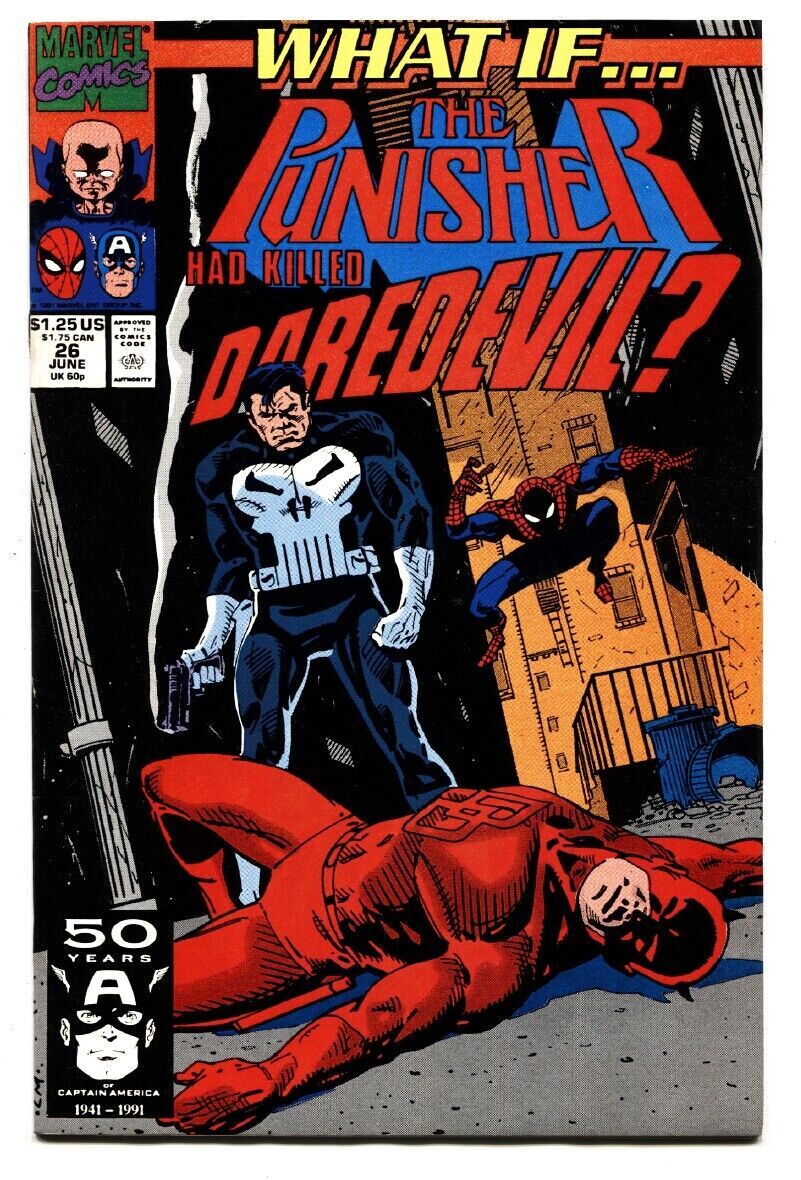 What If #26 comic book 1991 Punisher kills Daredevil-Marvel | Comic Books -  Copper Age, Marvel, Punisher, Superhero / HipComic