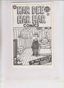 Har Dee Har Har Comics #1 VF (1st) print - underground comix - sphincter 1978