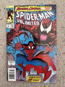 Spider-Man Unlimited,: Absolute Carnage: Maximum Carnage (1993). WHITE PAGES