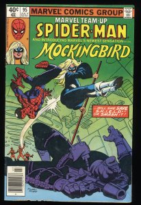 Marvel Team-up #95 Newsstand Variant 1st Appearance Mockingbird! Spider-Man!