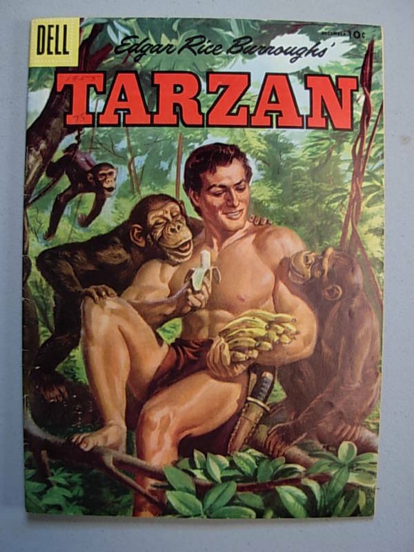 TARZAN 75  Fine Dell 1955 ERB  Painted Cover